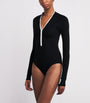 UPF 50+ Tyra Long-Sleeve Swimsuit BLACK