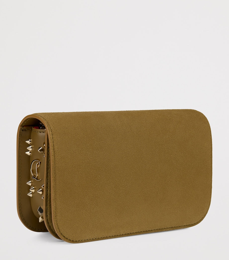 Christian Louboutin Paloma Small Suede Clutch Bag