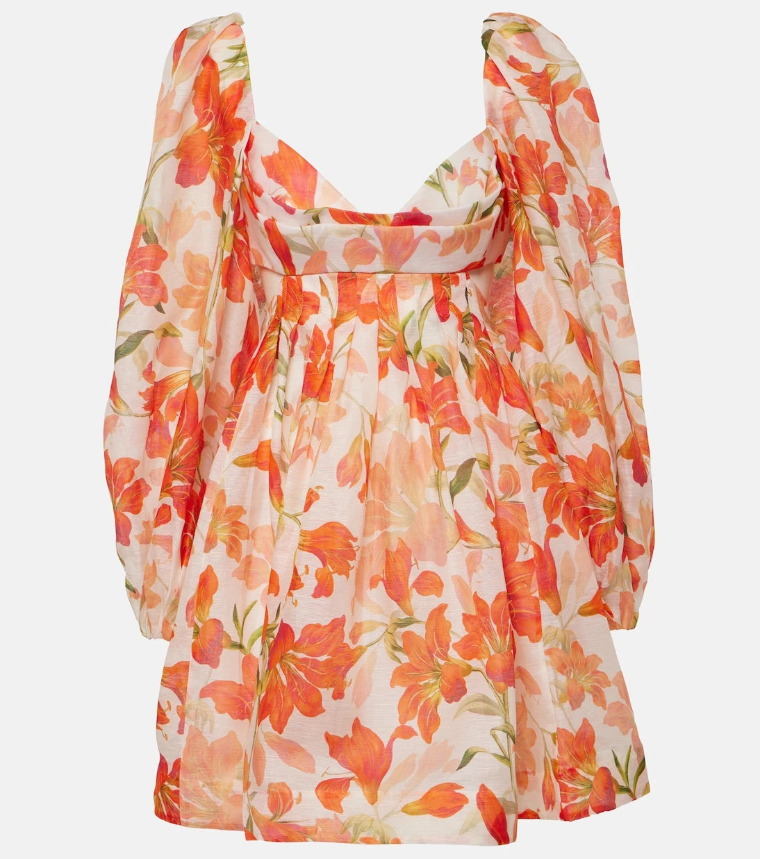 Zimmermann - Tranquillity floral linen and silk minidress
