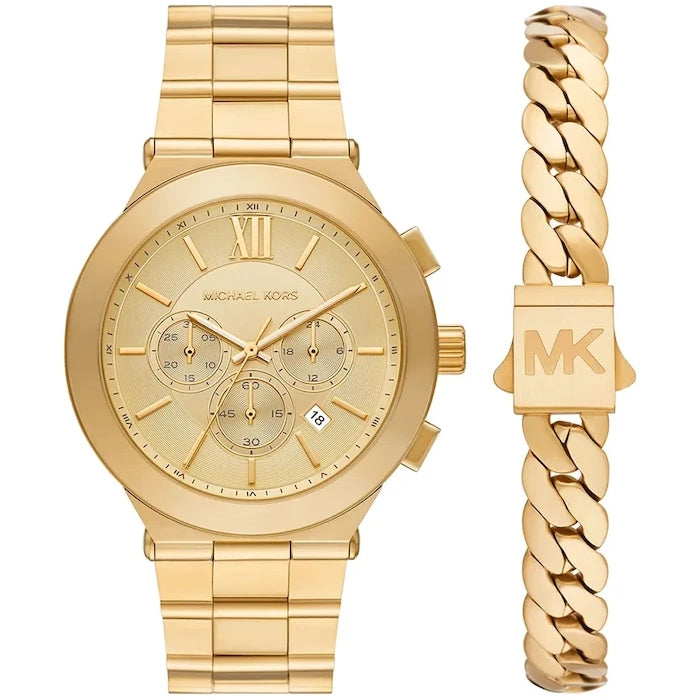 Michael Kors Erkek Billie Saat ve Bileklik Seti