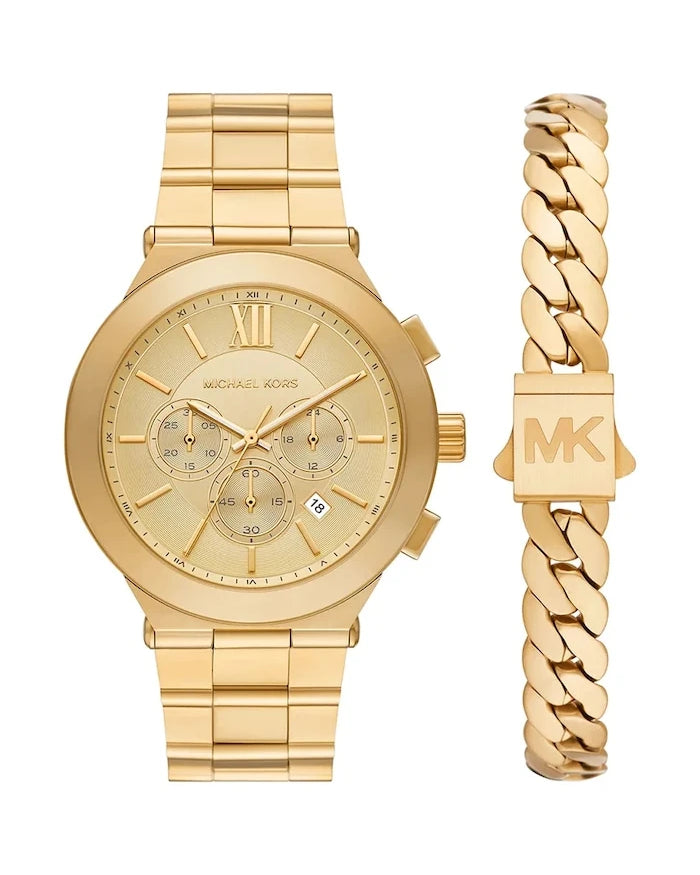 Michael Kors Erkek Billie Saat ve Bileklik Seti