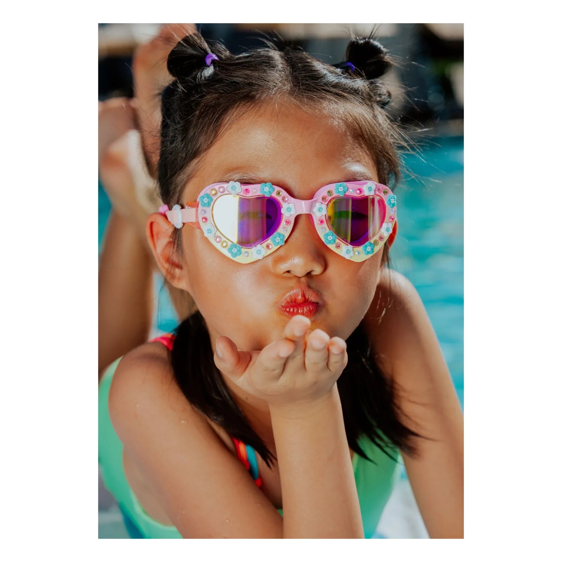 Bling2O - Daisies swimming goggles