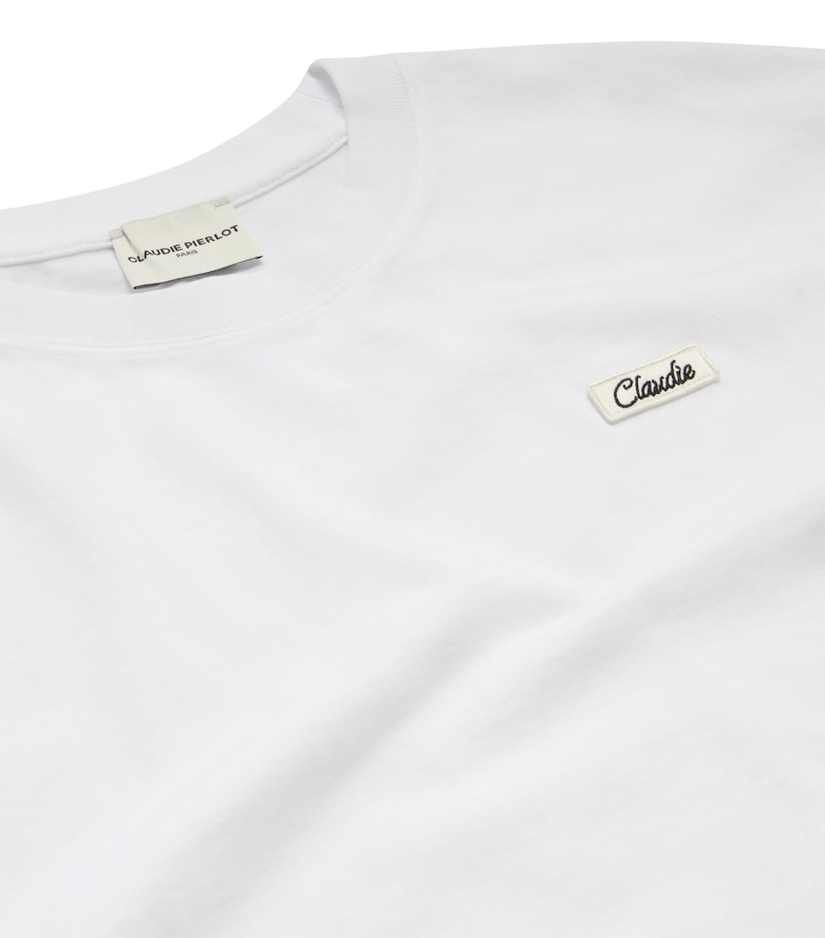 White Logo-Patch T-Shirt
