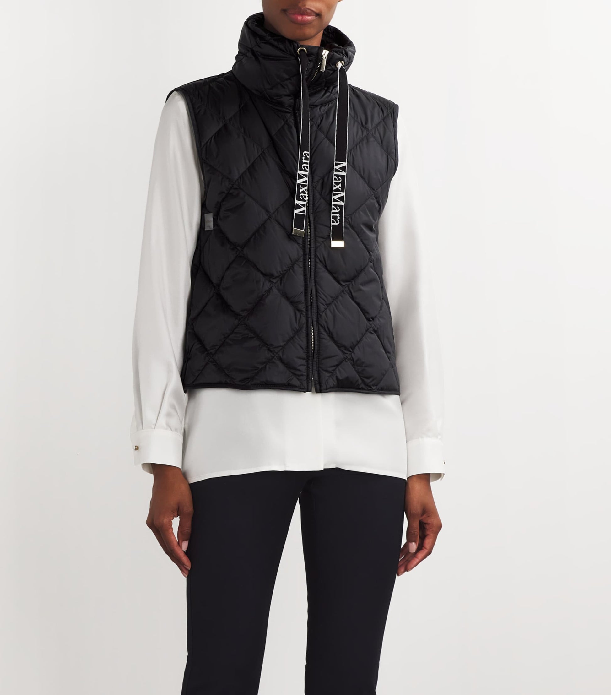 Black Down-Padded Gilet