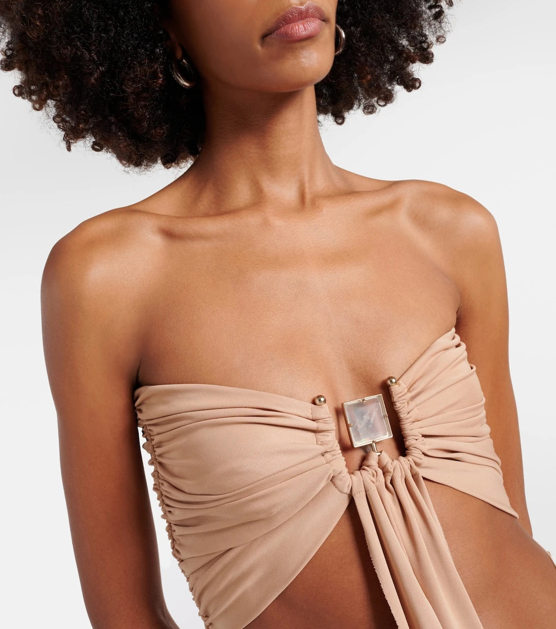 Christopher Esber - Bezel Quartz sash maxi dress