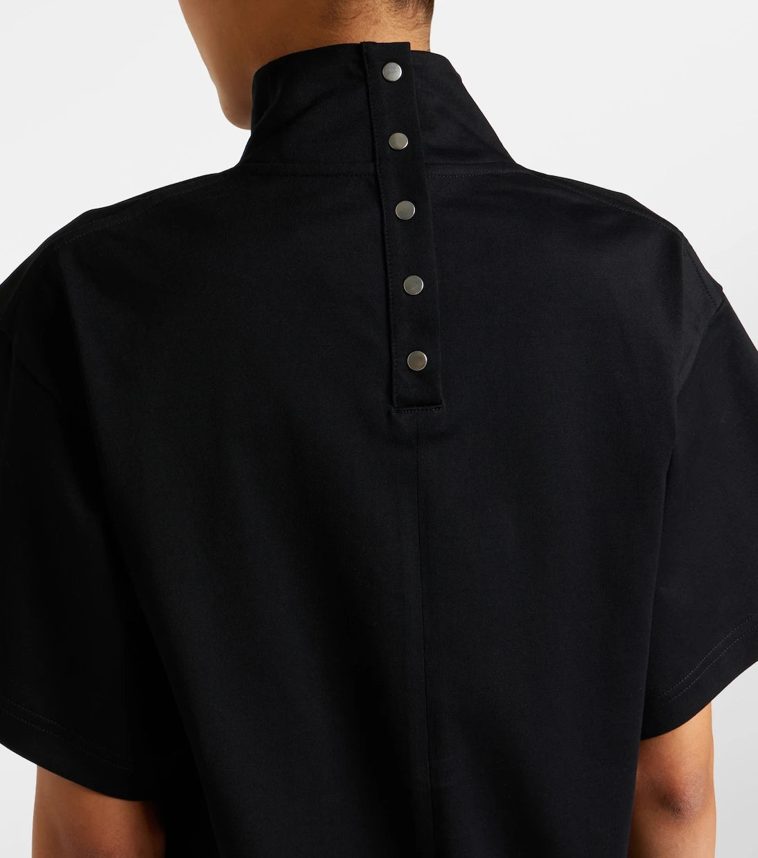 Alaïa - Asymmetric cotton jersey T-shirt