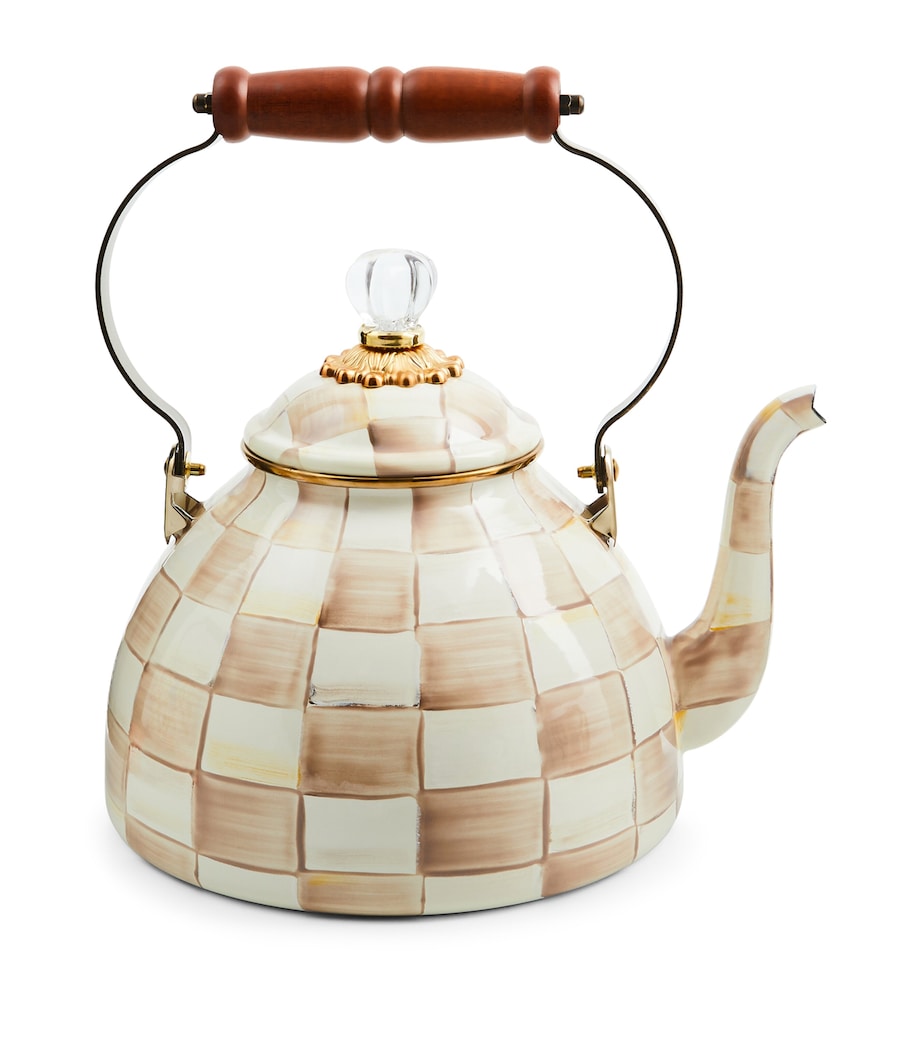 Mocha Check Tea Kettle (2.8L)