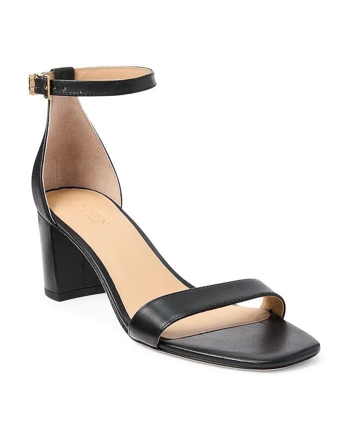Кожени сандали Lauren Ralph Lauren Logan