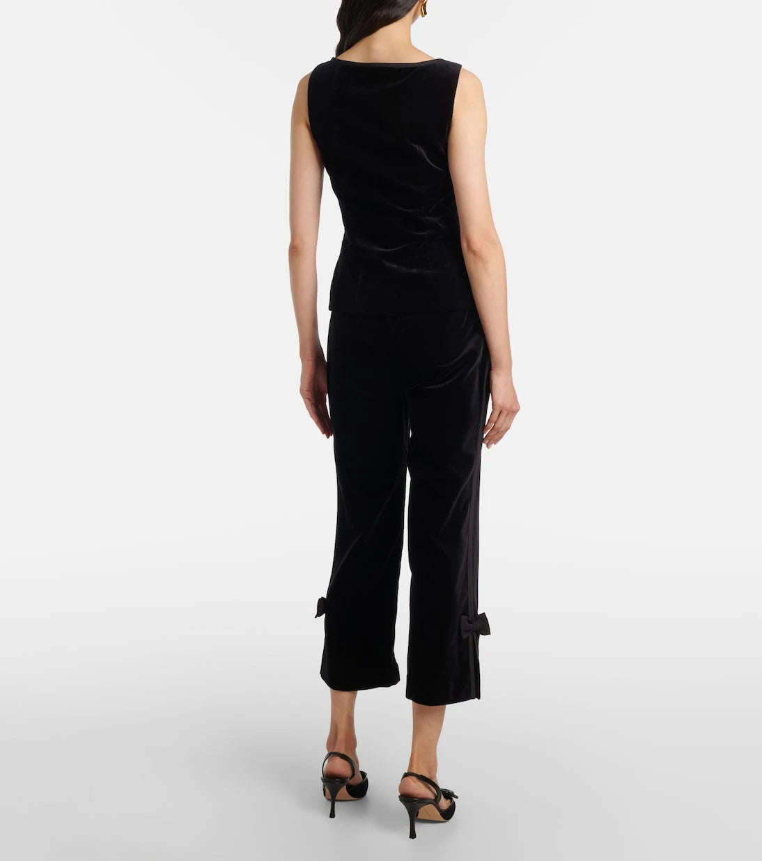 Posse - Quincy cotton velvet cropped pants