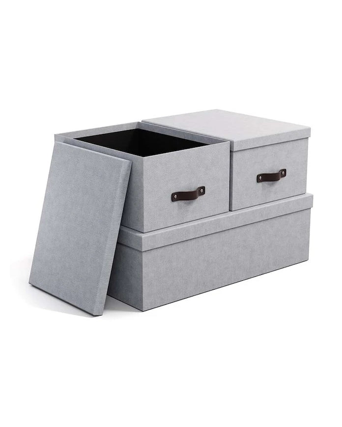 Bigso Box of Sweden Inge Saklama Kutuları Seti (3 Parça)