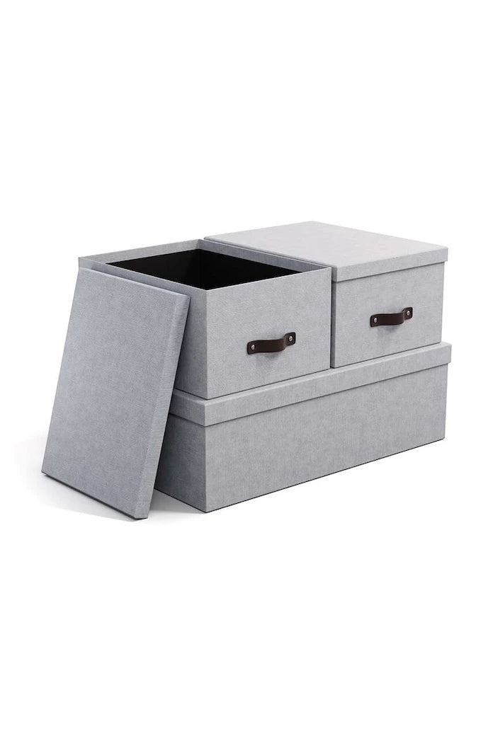 Bigso Box of Sweden Inge Saklama Kutuları Seti (3 Parça)