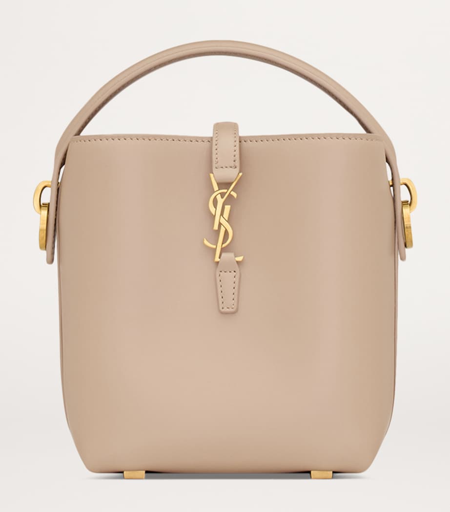 Beige Mini Calfskin Le 37 Bucket Bag