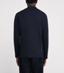 John Smedley Navy Merino Wool Autry Jacket
