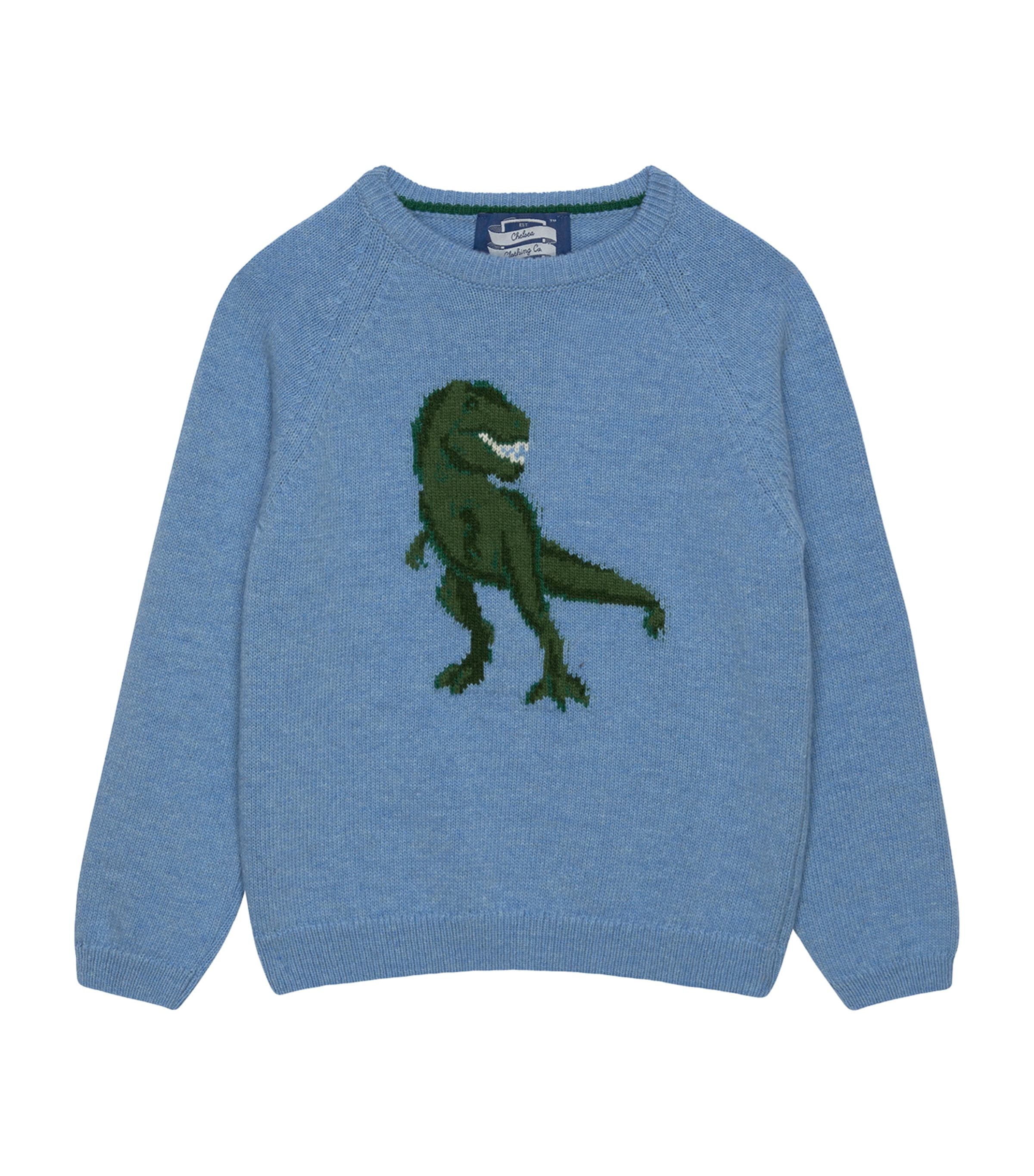 Wool-Blend T-Rex Sweater (2-5 Years)