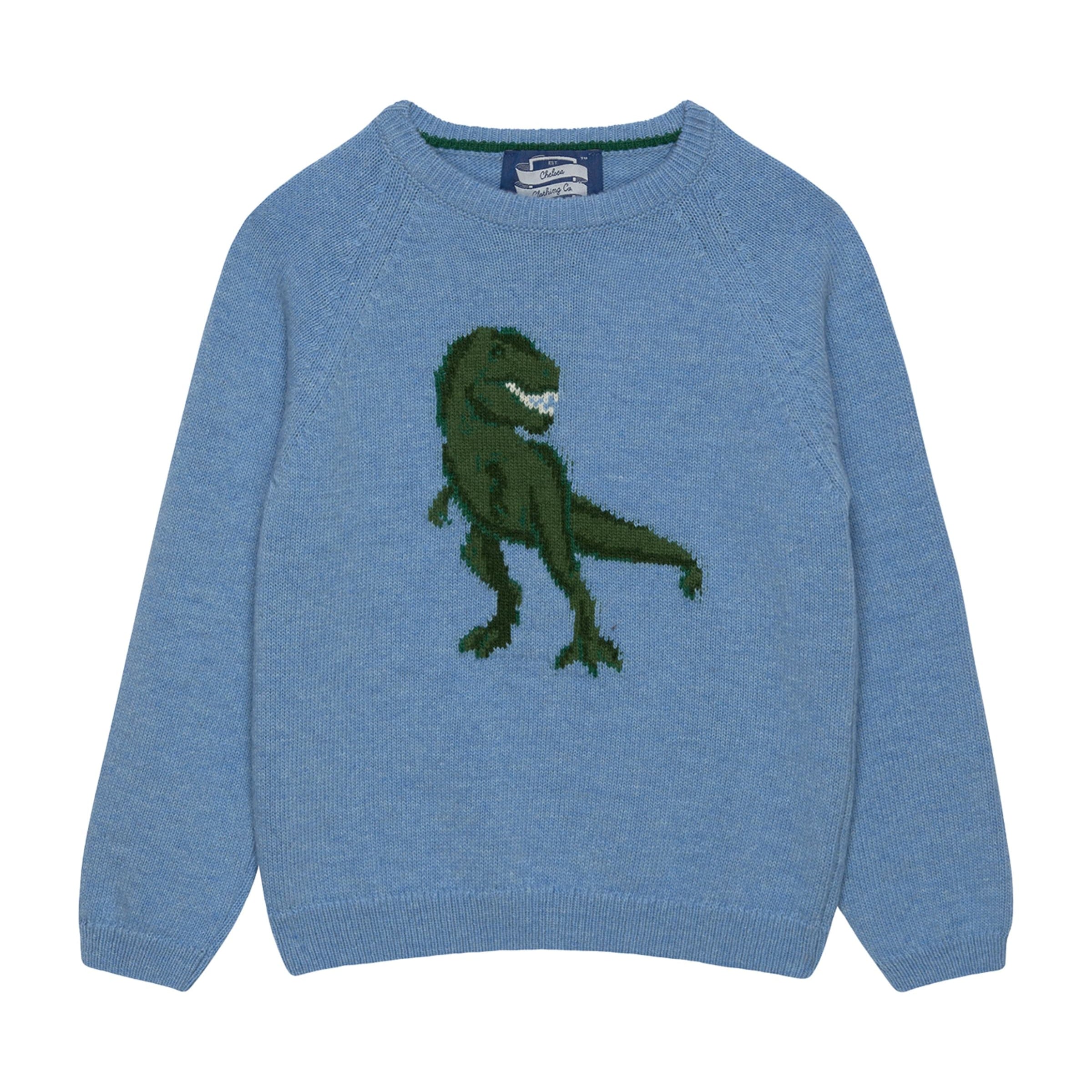 Wool-Blend T-Rex Sweater (6-11 Years)