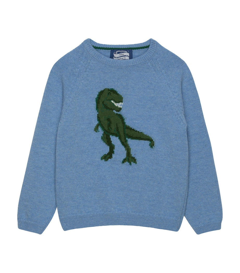 Wool-Blend T-Rex Sweater (6-11 Years)
