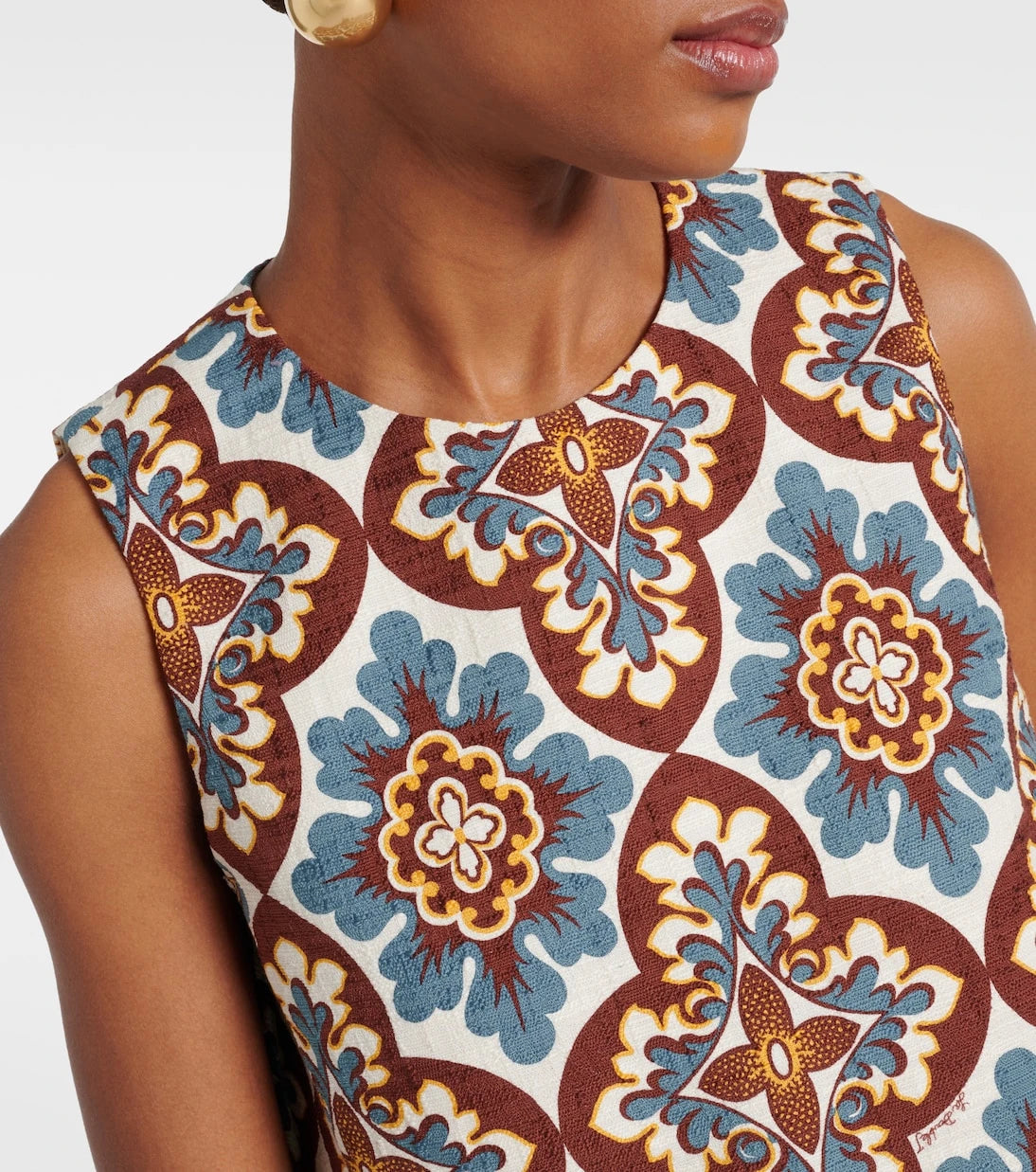 La DoubleJ - La Scala printed cotton top
