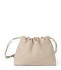 Leather Drawstring Cross-Body Bag