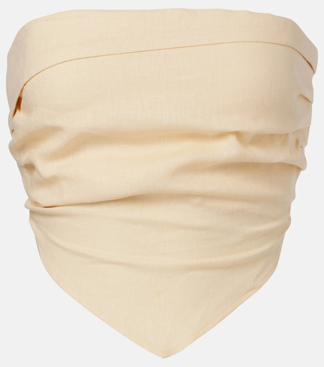 Faithfull - Antibes strapless linen top