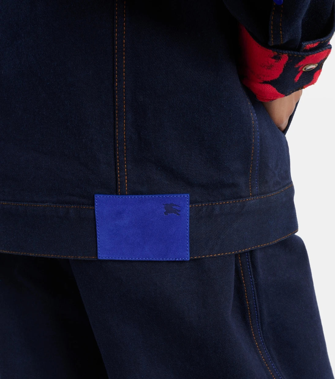 Burberry - Büyük beden jean ceket