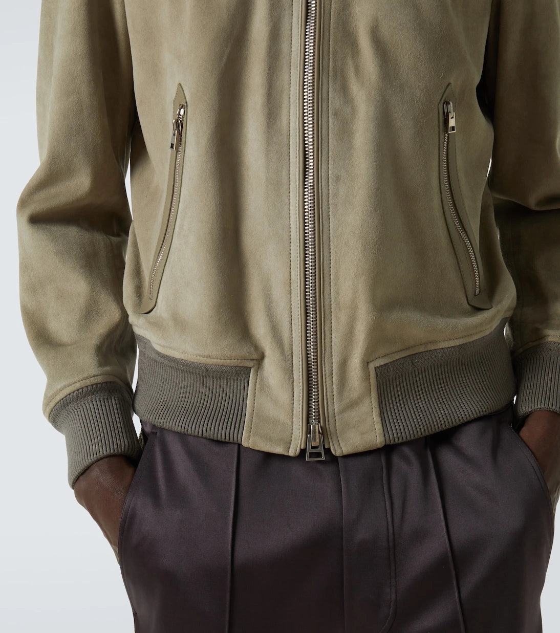 Tom Ford - Suede bomber jacket