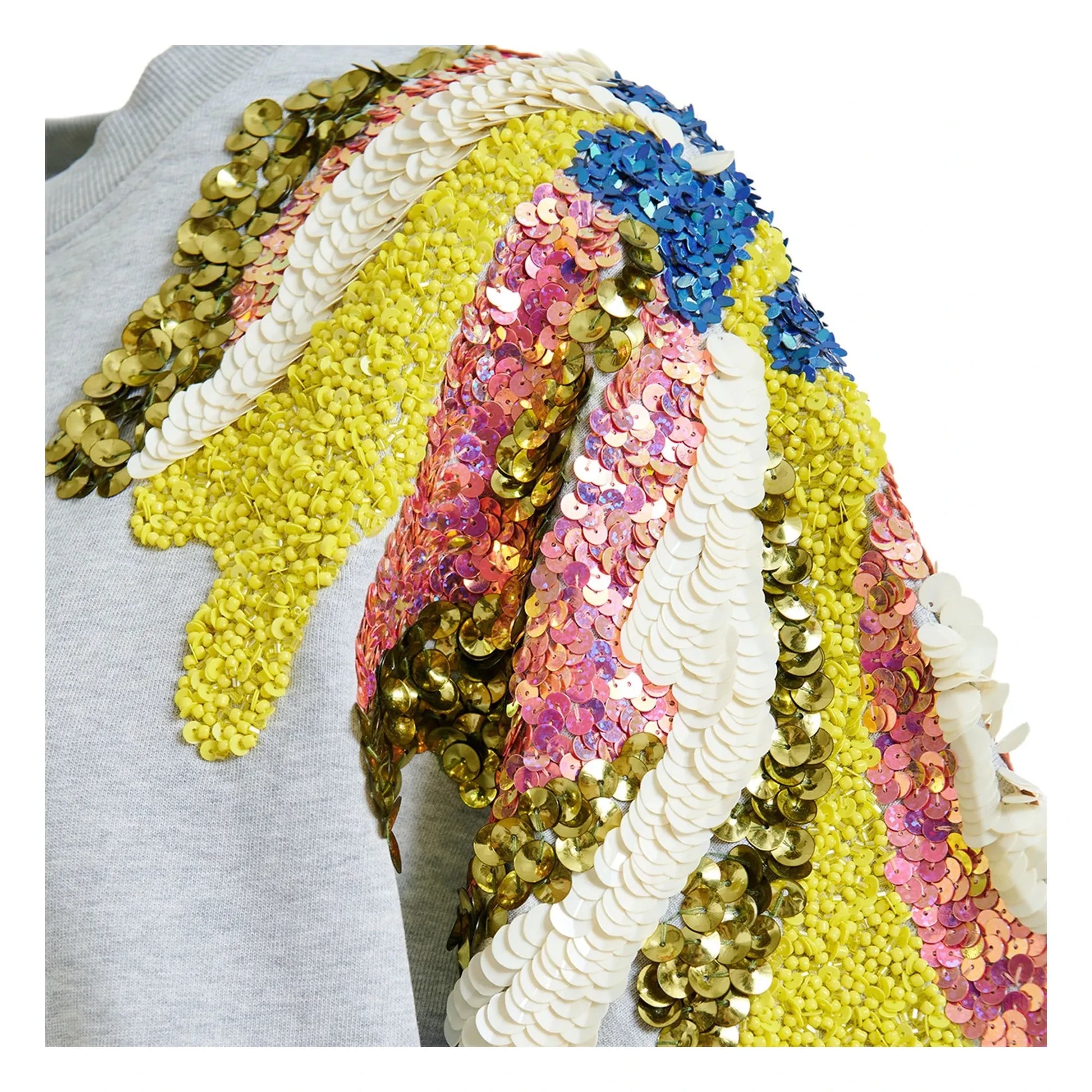 Essentiel Antwerp - Sweat Jadda Cotton Embroidery | Grey
