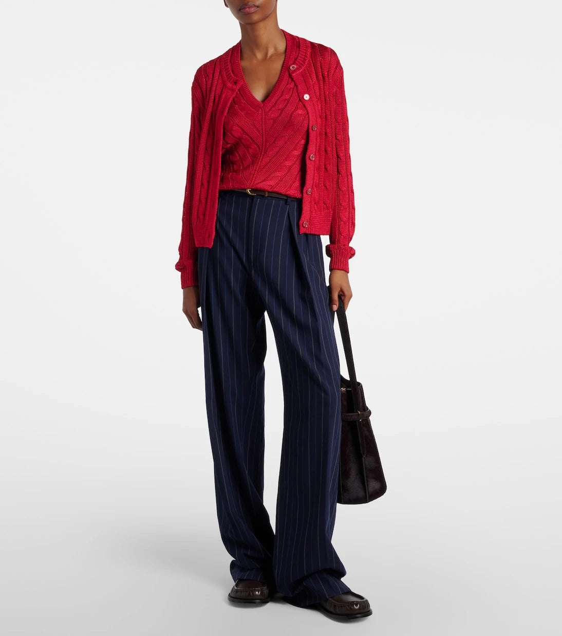 Ralph Lauren Collection - Cable-knit silk cardigan