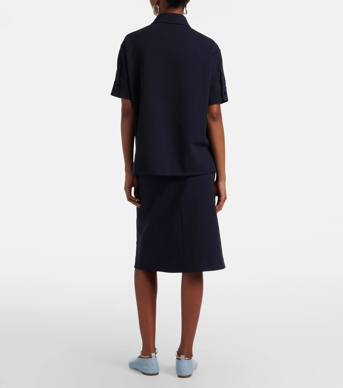 Jil Sander - Paneled pencil skirt