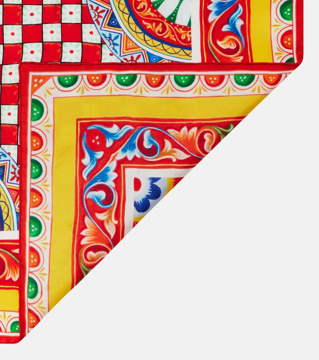 Dolce&Gabbana - Printed silk twill scarf