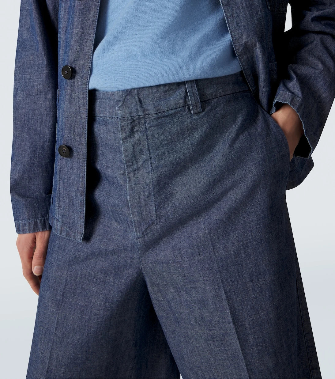 Jil Sander - Denim Bermuda shorts