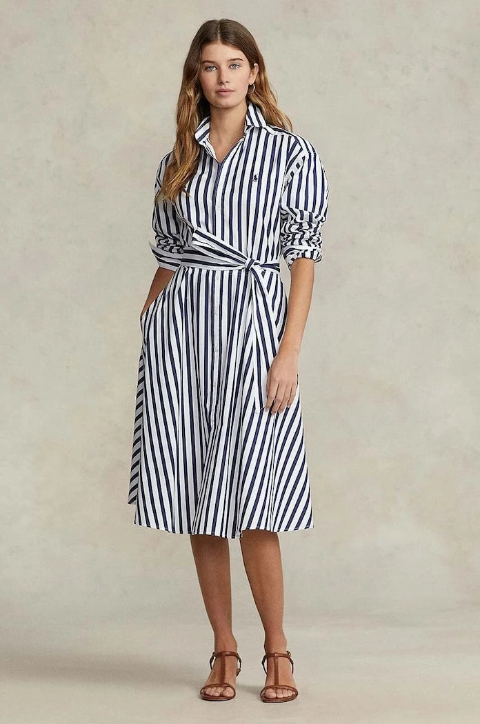 Памучна рокля Polo Ralph Lauren
