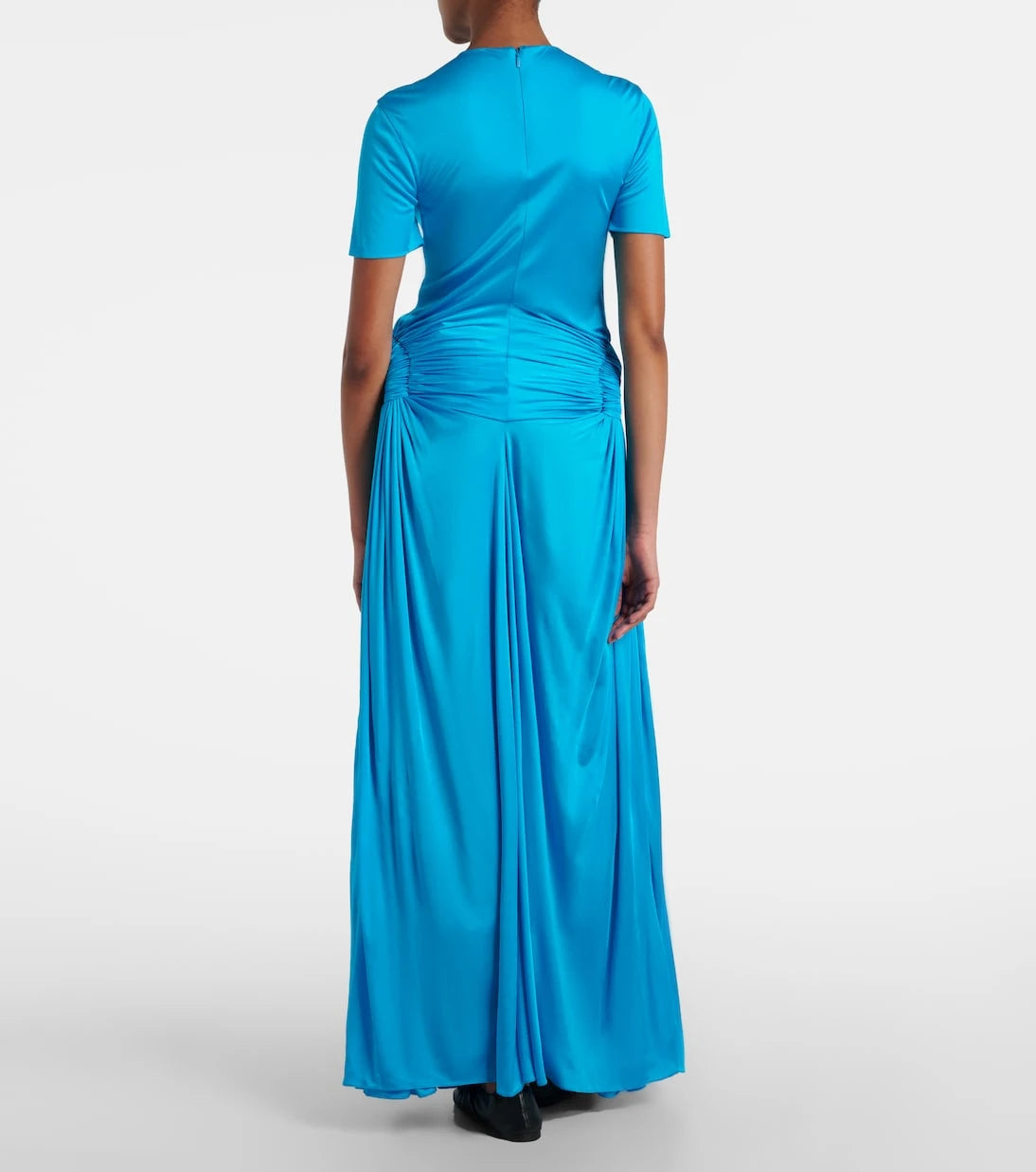 Loewe - Cutout draped jersey maxi dress