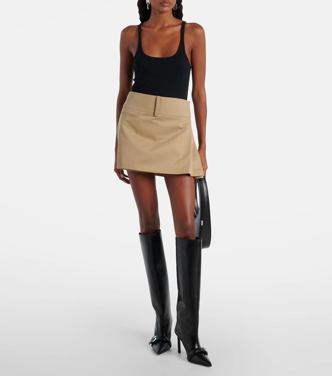 Coperni - Logo leather knee-high boots