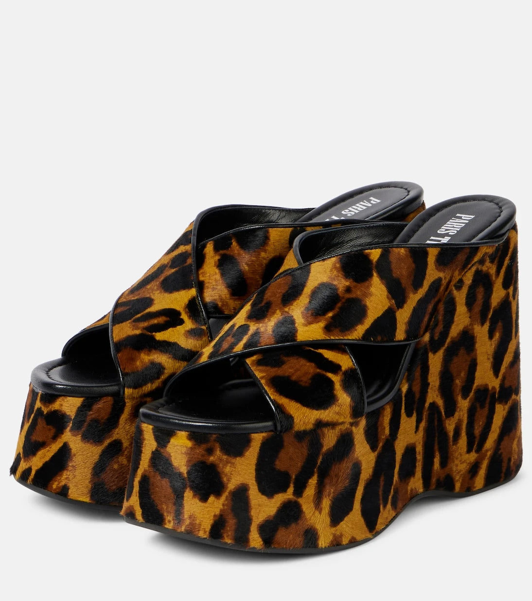 Paris Texas - Mara 135 leopard-print platform sandals