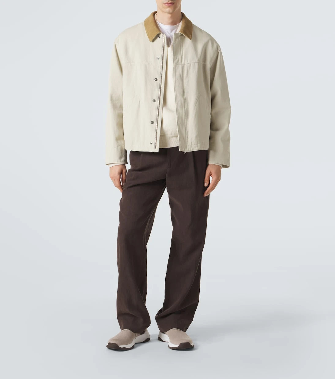 Berluti - Shadow leather-trimmed knitted sneakers