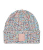 LOEWE Multi Wool-Cashmere-Blend Logo Beanie