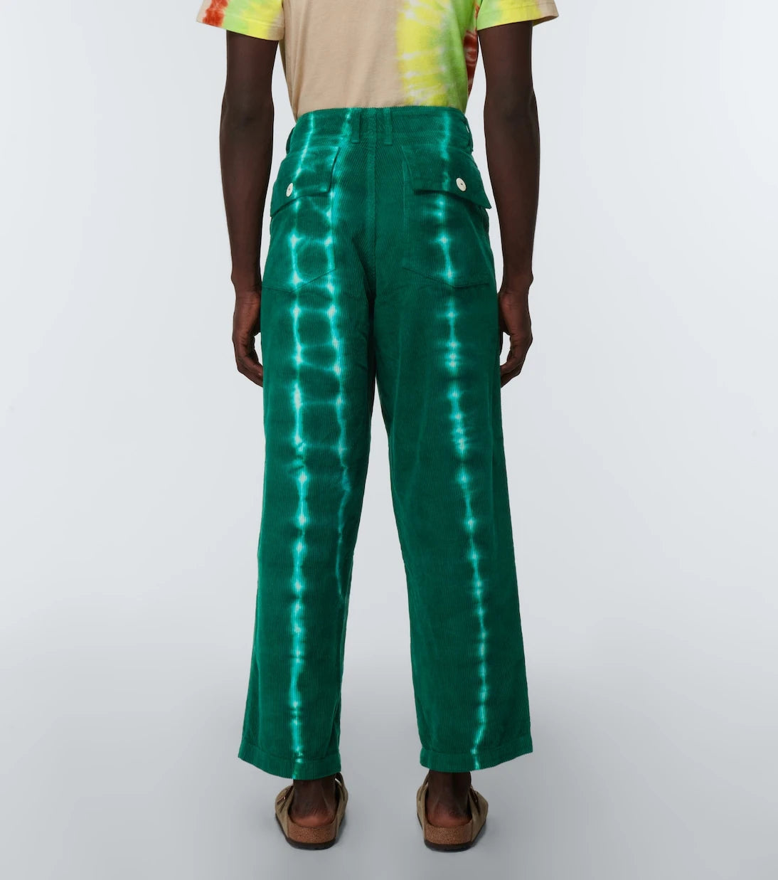 The Elder Statesman - Tie-dye corduroy pants