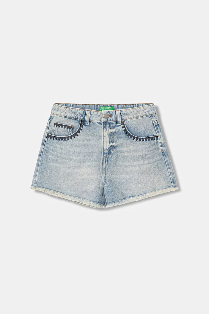 United Colors of Benetton Çocuk Denim Şort