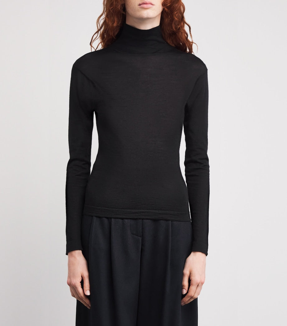 Ultra-Fine Kid Cashmere Rollneck Sweater