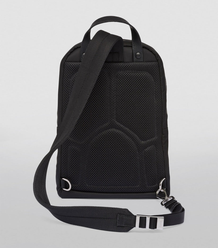 Prada Re-Nylon and Saffiano Leather Backpack