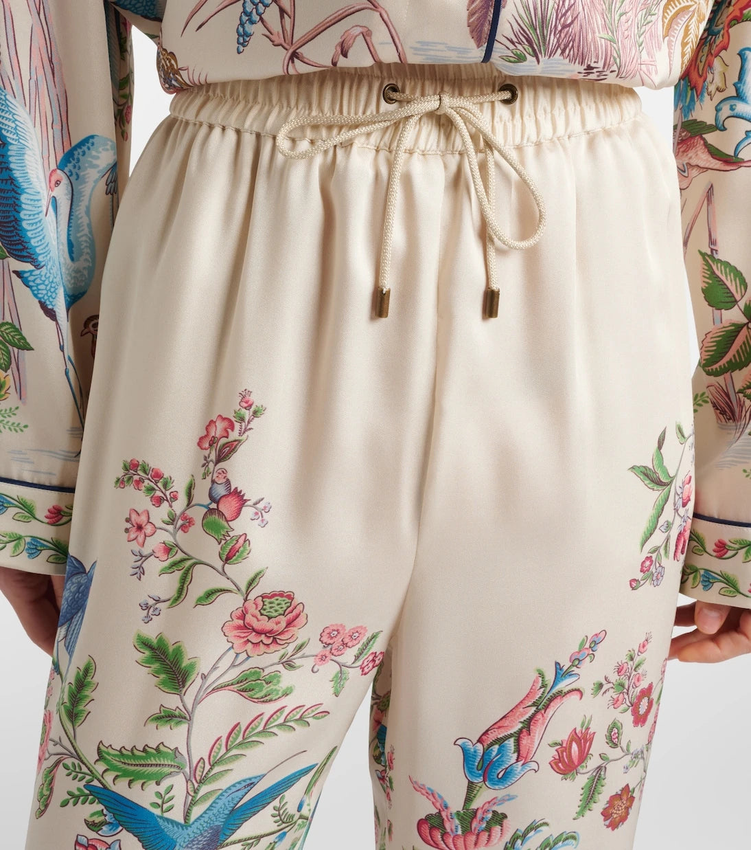 Etro - Floral wide-leg pants