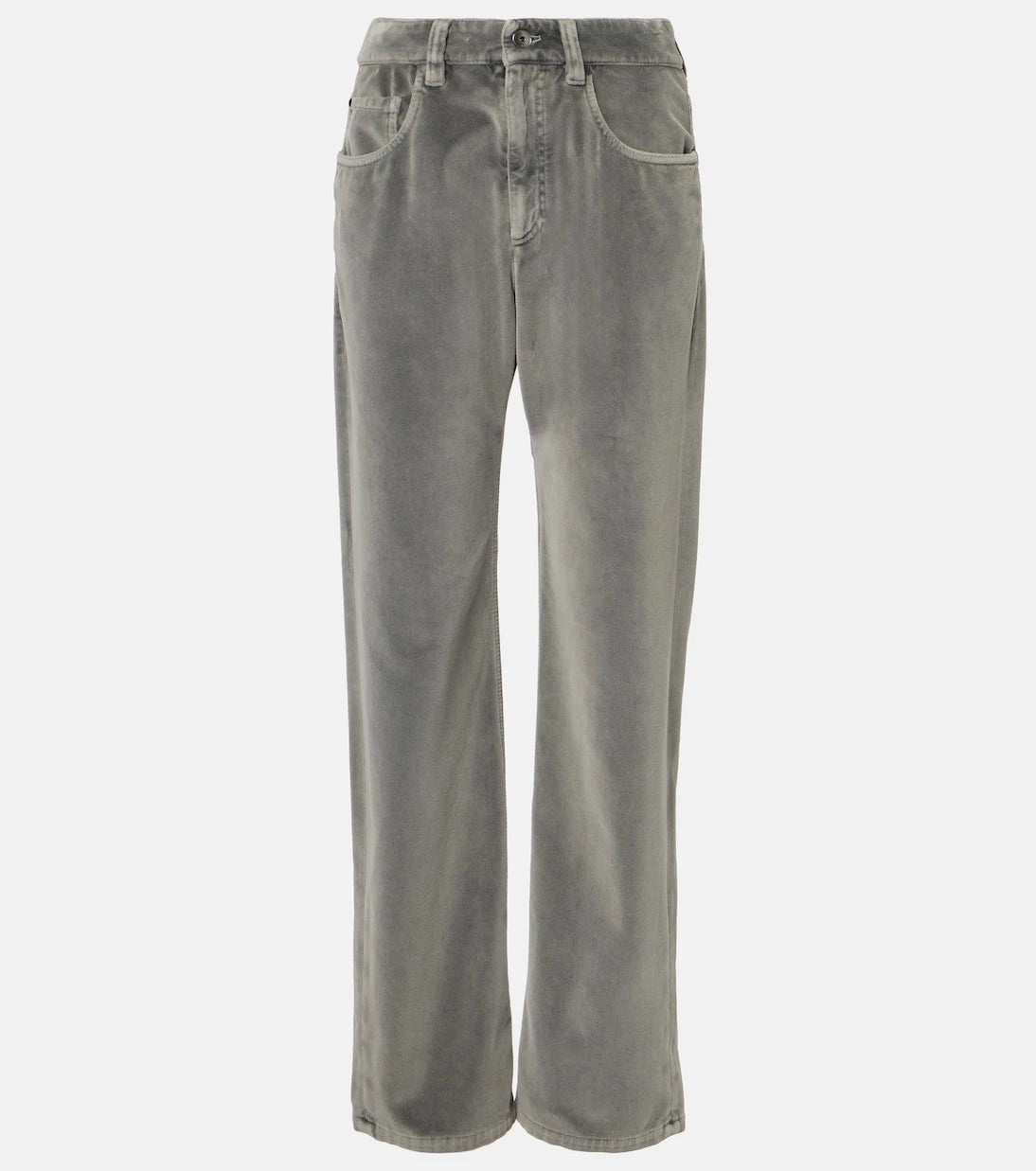 Brunello Cucinelli - Kadife düz paça pantolon