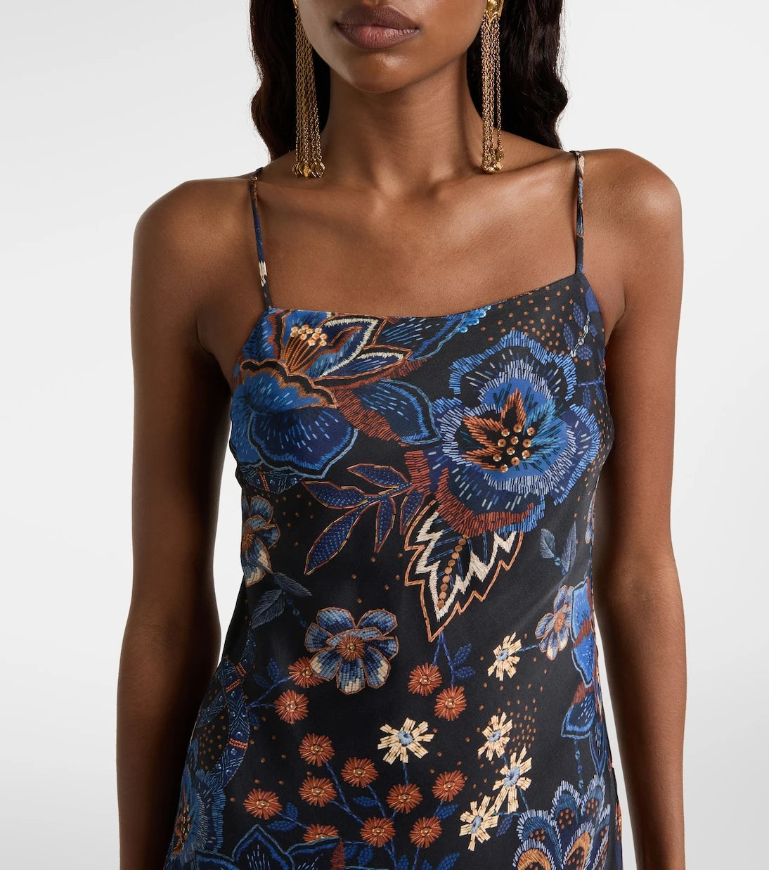 Farm Rio - Snakes Bouquet maxi dress