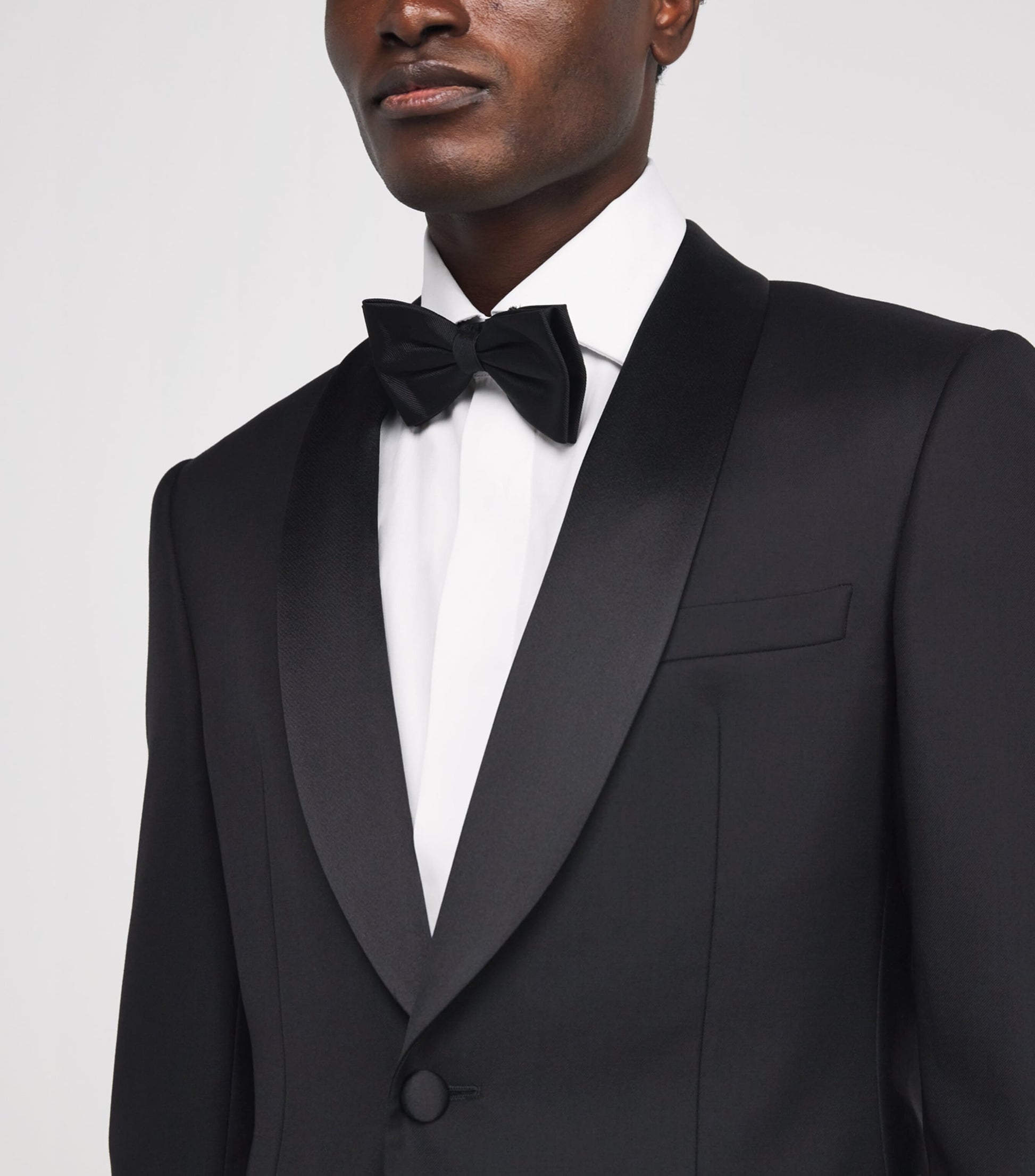 Emporio Armani Black Virgin Wool Blazer