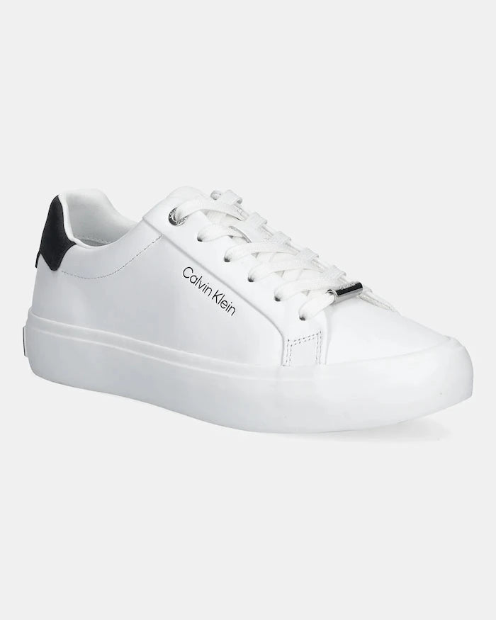 Calvin Klein VULC LACE UP LTH/MOIRE BT Deri Spor Ayakkabı