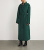 Wolk Morais Green Cashmere On Set Wrap Coat