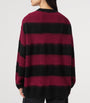 AllSaints Black Onyx Stripe Sweater