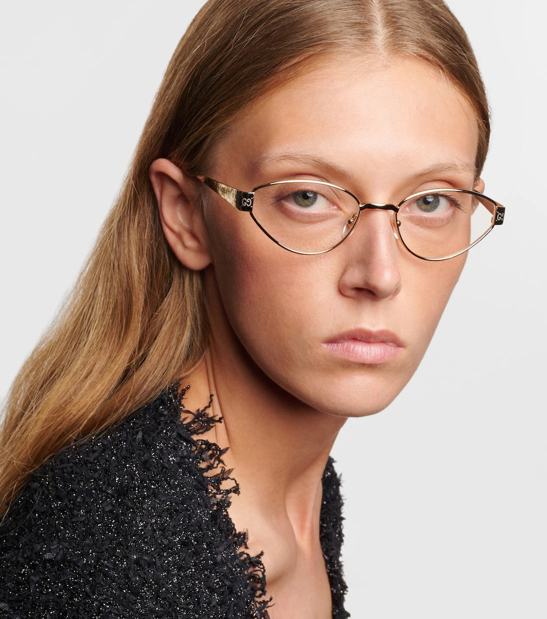Gucci - Guccissima cat-eye glasses