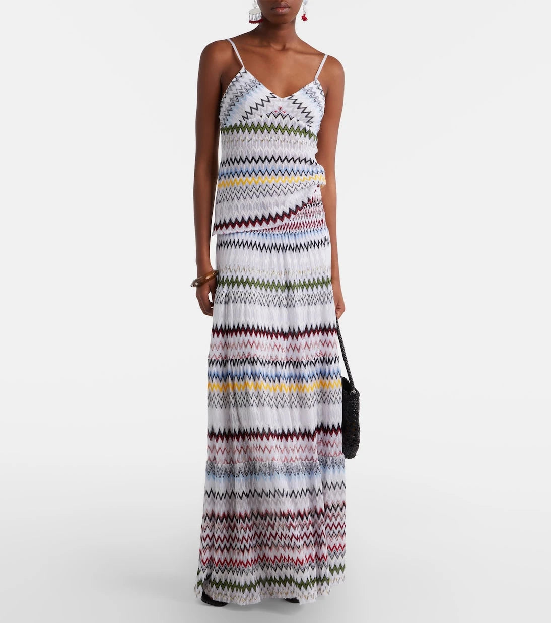 Missoni - Chevron lamé tank top