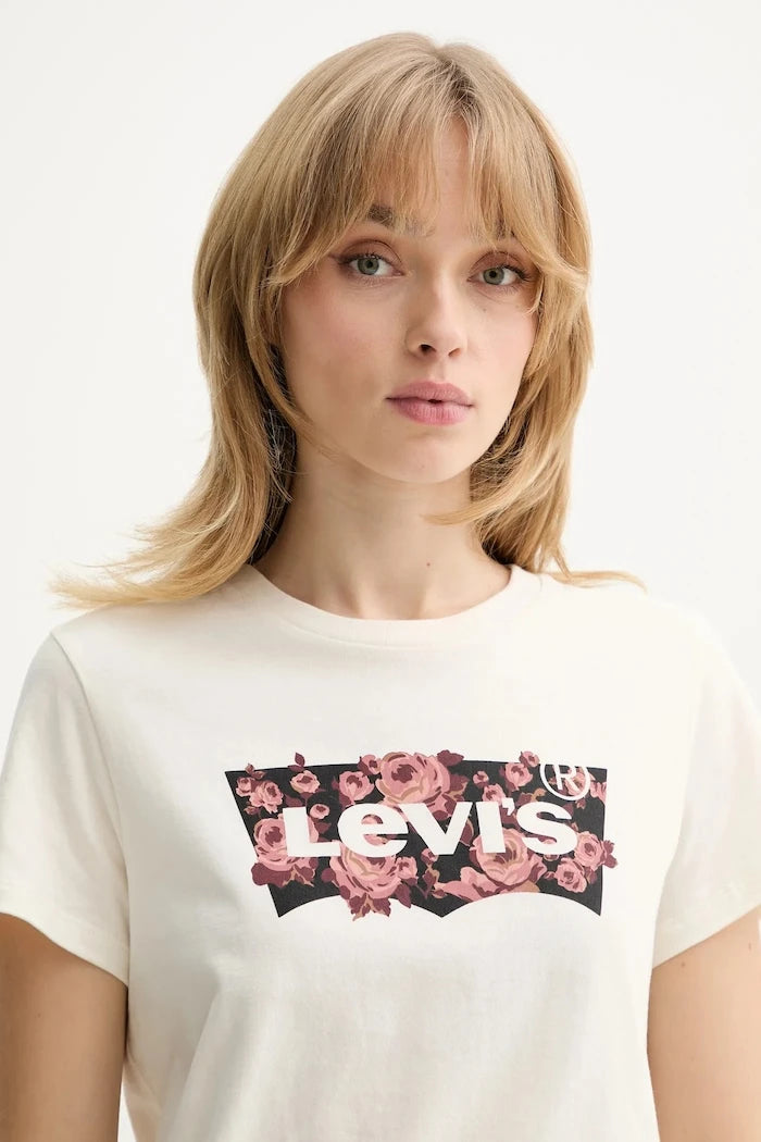 Памучна тениска Levi's THE PERFECT TEE